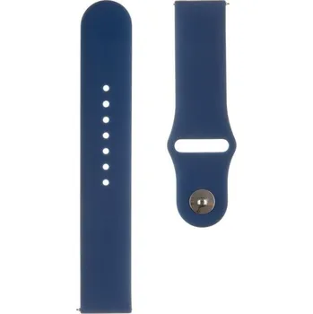 Řemínek na hodinky Hodinky Tactical 614 univerzální náhradní silikonový náramek 22mm modrý