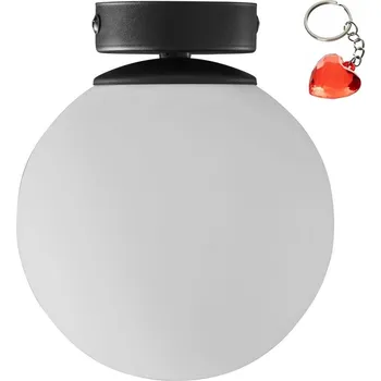 Kulatý Stropní Svítidlo TK-Lighting 16 x 16 cm bílé, černé