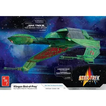 Plastikový model Model model AMT Loď Star Trek Klingon Bird of Prey 1:350
