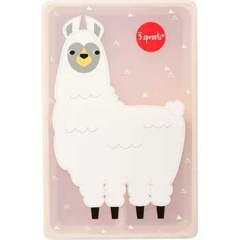 Úložný box 3 sprouts, Obědová krabička 3 Sprouts lama silikonová - Formadore