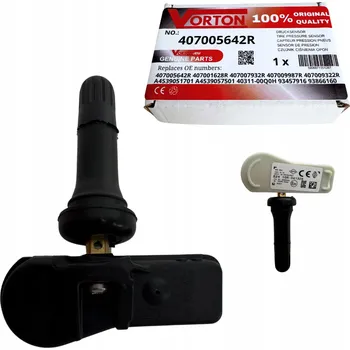 TPMS senzor SNÍMAČ TLAKU V PNEUMATIKÁCH TPMS DACIA DOKKER DUSTER LODGY LOGAN II OPEL VIVARO