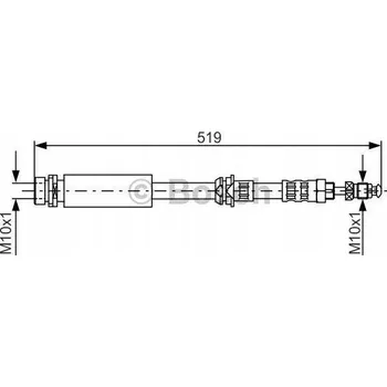 Brzdová hadice Bosch 1 987 476 993 Flexibilní brzdová hadice