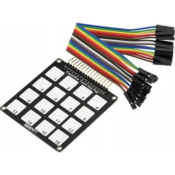 Zabezpečení domácnosti Kapacitní dotyková klávesnice, 16 tlačítek