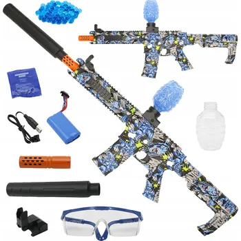 Dětská zbraň KARABIN NA GELOVÉ KULIČKY, BEZPEČNÁ AUTOMATICKÁ SAMOPALOVÁ PISTOLE