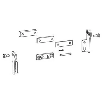 Okno HAUTAU Výklop/otoč/skládací držák KF 0/15 SKA/EKA mont. na křídlo bílá RAL9016