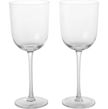 Ferm Living, Skleničky na bílé víno Host průhledné 2 ks - Formadore