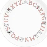 Rig-Tig, Dětský talíř ABC Mumínci lososový - Formadore