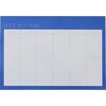 Diář Design Letters, Týdenní plánovač Design Letters na zdi kobaltový - Formadore
