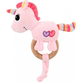 Hračka pro kojence Chrastítko s kousátkem Waldhausen – jednorožec