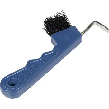 Čištění pro koně Háček na kopyta se štětečkem HKM Barva: Modrá