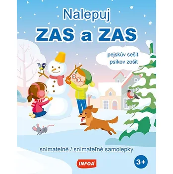 omalovánky Nalepuj zas a zas-Pejskův sešit