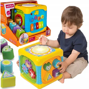 Hračka pro nejmenší Smily Play Interaktivní kostka 000741