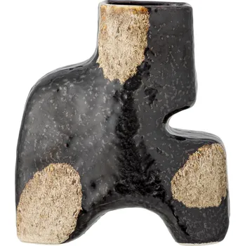 Bytová dekorace Bloomingville, Dekorační váza Ollia 20 cm černo-béžová - Formadore