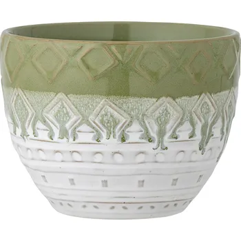 Bloomingville, Obal na květináč Basel 14 cm zelený - Formadore