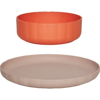 Úložný box OYOY, Dětské nádobí Pullo, růžové a červené, 2 díl. - Formadore