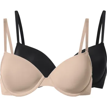 Podprsenka esmara® Dámská podprsenka, 2 kusy (černá/béžová, 85C)