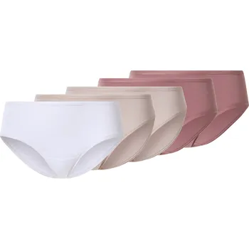 Dámské spodní prádlo esmara® Dámské kalhotky Hipster, 5 kusů (růžová/bílá, L(44/46))