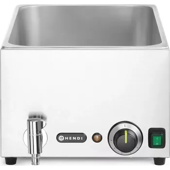 Ranger Bain-marie s vypouštěcím kohoutkem, HENDI, GN 1/1, 230V/1000W, 576x334x(H)241mm | 238912