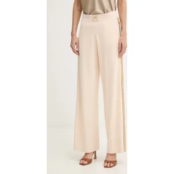 Dámské kalhoty Tepláky Elisabetta Franchi KP74S61E2 béžová 08X, vel. 36