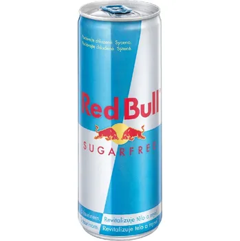 Energetický nápoj Red Bull bez cukru plech 0,25l/24ks