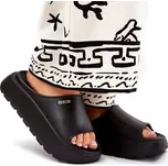 Nazouváky celopěnové pantofle BIG STAR černé RR274A567 na platformě 37