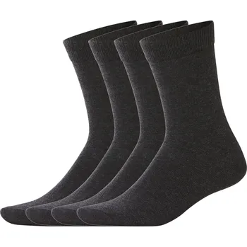 Pánské ponožky esmara Men Pánské ponožky s BIO bavlnou, 4 páry (antracitová, 43-46)