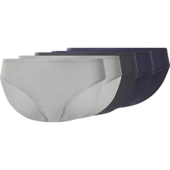 Kalhotky esmara® Dámské kalhotky, 5 kusů (navy modrá / šedá, S(36/38))