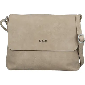 Kabelka Stylová dámská koženková crossbody kabelka Annalotte, béžová