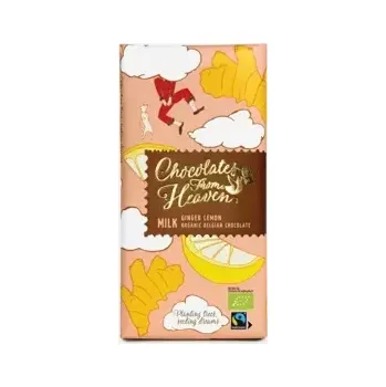 Čokoláda Mléčná čokoláda se zázvorem a citronem 37% BIO 100 g