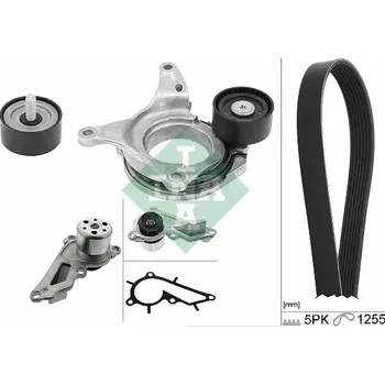 Rozvod motoru INA Vodní pumpa klínového drážkového řemenu IN 529054430 + DOPRAVA ZDARMA!