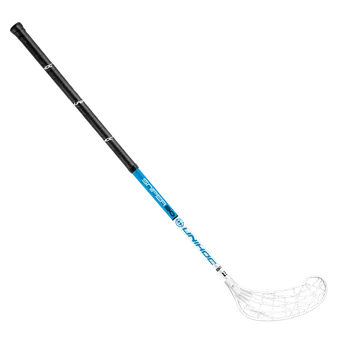 Florbalová hůl Florbal hůl UNIHOC SNIPER 30 délka 87 cm - modrá, Pravá