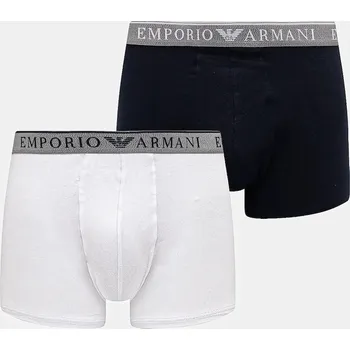 Pánské spodní prádlo Boxerky Emporio Armani Underwear 2-pack EM000255.AF10776 námořnická modř 59A, vel. M