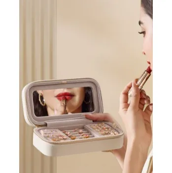 Šperkovnice SONGMICS Šperkovnice ANAH 20,5 cm bílá