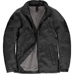 B&C Dámská zimní bunda JW826 Black-Warm Grey S