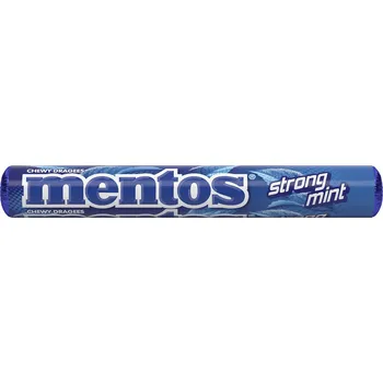 Cukrovinka Mentos Strong mint 37,5g (Kartonové balení : 40 ks)