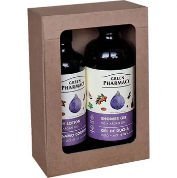 Kosmetická sada Dárková sada pro péči o tělo s fíky a arganovým olejem Green Pharmacy + dárek zdarma