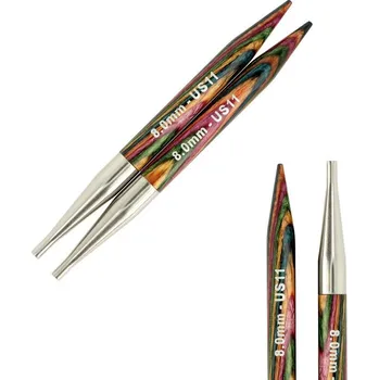 Nástroj na niť a příze Krátké vyměnitelné jehlice Symfonie 8 mm