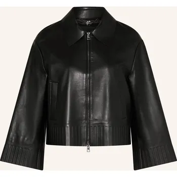 Dámský blejzr Marc Cain Dámská Kožená Bunda, 900 black, 34