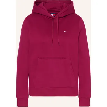 Dámská mikina Tommy Jeans Dámská Mikina S Kapucí, tmavě červená, 40