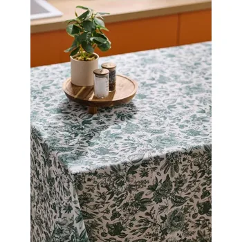 Stolování Sinsay - Ubrus s květinovým potiskem - krémová - 695GH-01X - 695GH-01X-ONE