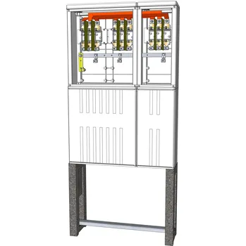 Elektroměrový rozvaděč ELPLAST-KPZ SRP 2 33.1.31 W pilíř (3D)