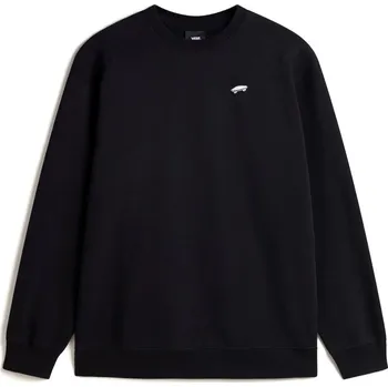 Pánské oblečení pánská mikina VANS SALTON LOOSE FT CREW Black - XXL
