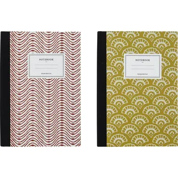 Diář House Doctor, Zápisníky House Doctor červené a hořčicové 2 ks - Formadore