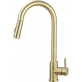 Vodovodní baterie Kuchyňská baterie stojánková Rea Fresh zlatá