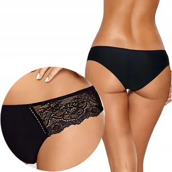 Kalhotky MIA Plné Kalhotky s výšivkou, plné *S* černá