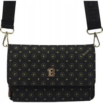 Kabelka Taška kabelka přes rameno BRICIOLE eko kůže černá