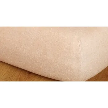 Bytový textil Prostěradlo froté vyšší matrace 140x220 medová