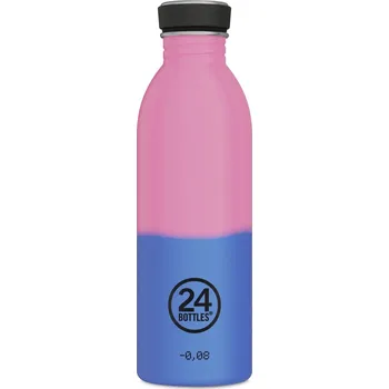Láhev 24Bottles, Láhev na vodu Urban Bottle Reactive 500 ml růžovo-modrá - Formadore