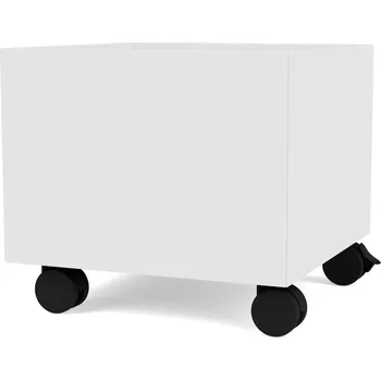 Úložný box Montana, Box na skladování potravin Montana Mini na kolečkách bílé - Formadore