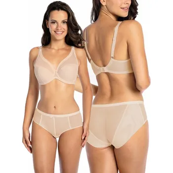 Podprsenka Gaia podprsenka s polovyztuženými košíčky béžová velikost 85C